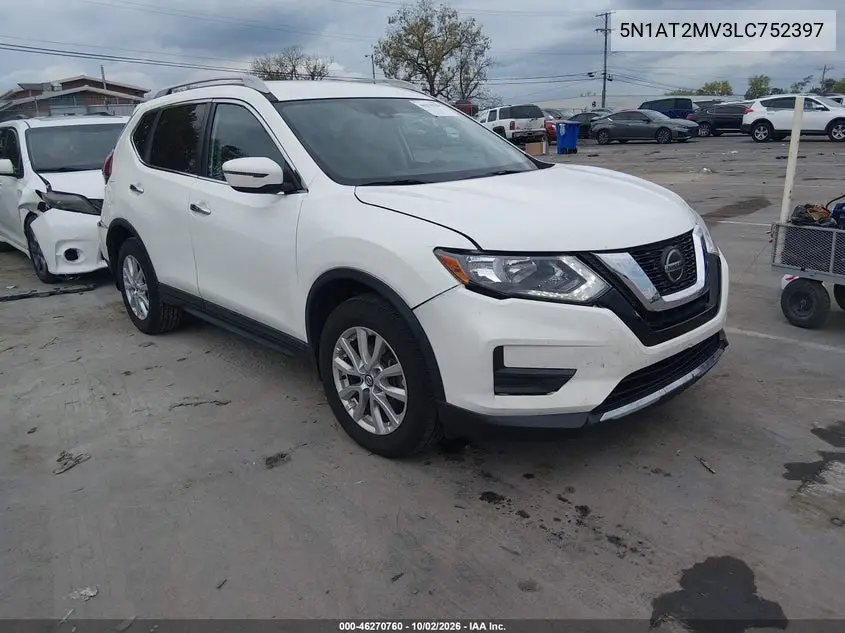 NISSAN ROGUE 2020, VIN 5N1AT2MV3LC752397