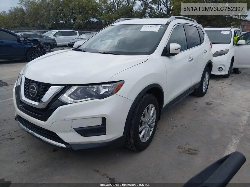 2020 NISSAN ROGUE VIN 5N1AT2MV3LC752397 — фото 2