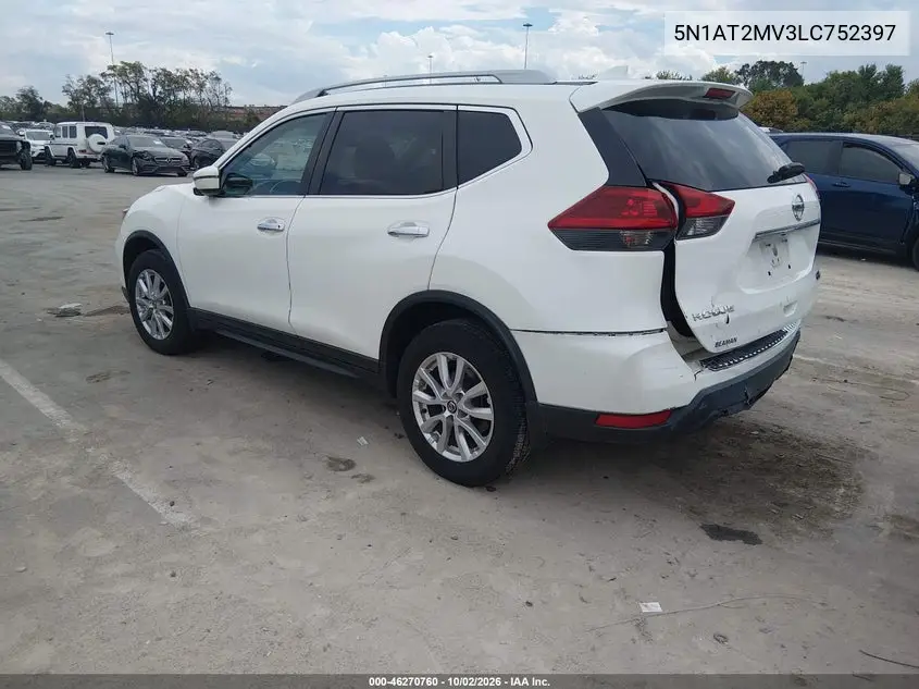 2020 NISSAN ROGUE VIN 5N1AT2MV3LC752397 — фото 3