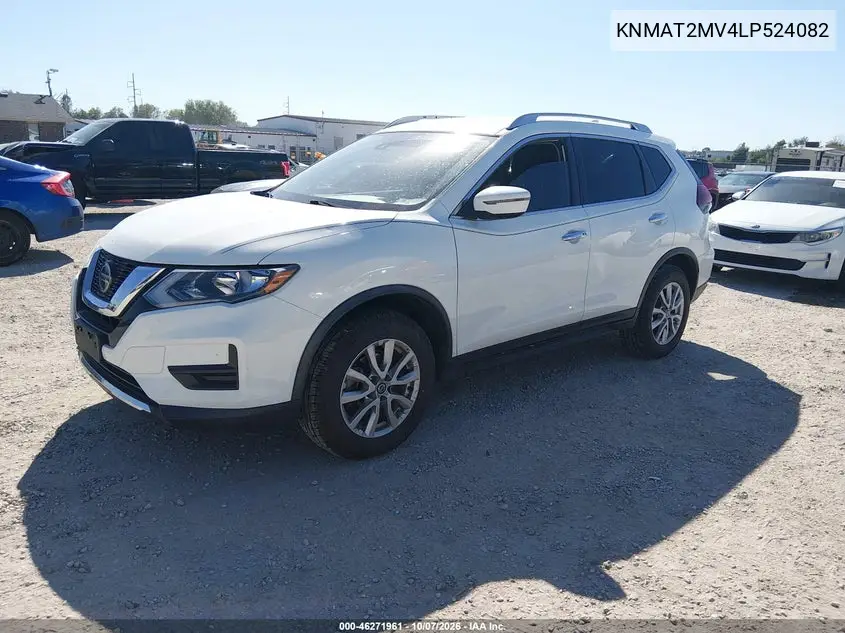 2020 NISSAN ROGUE VIN KNMAT2MV4LP524082 — фото 2