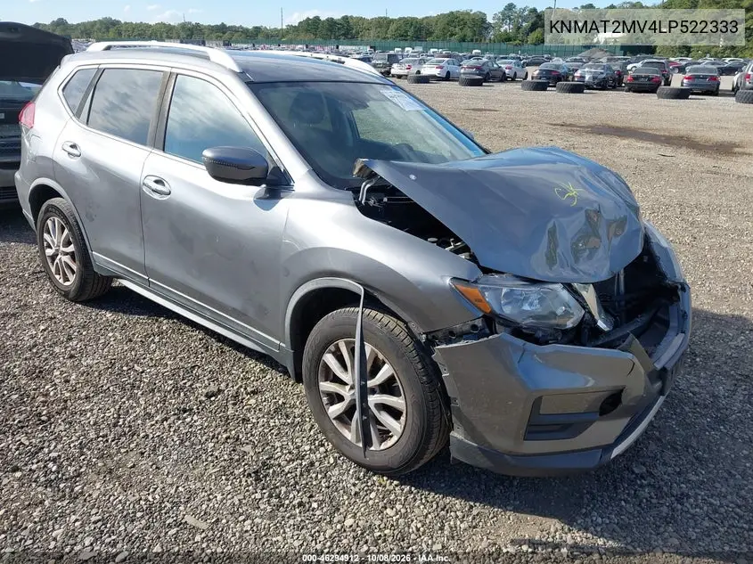 NISSAN ROGUE 2020, VIN KNMAT2MV4LP522333