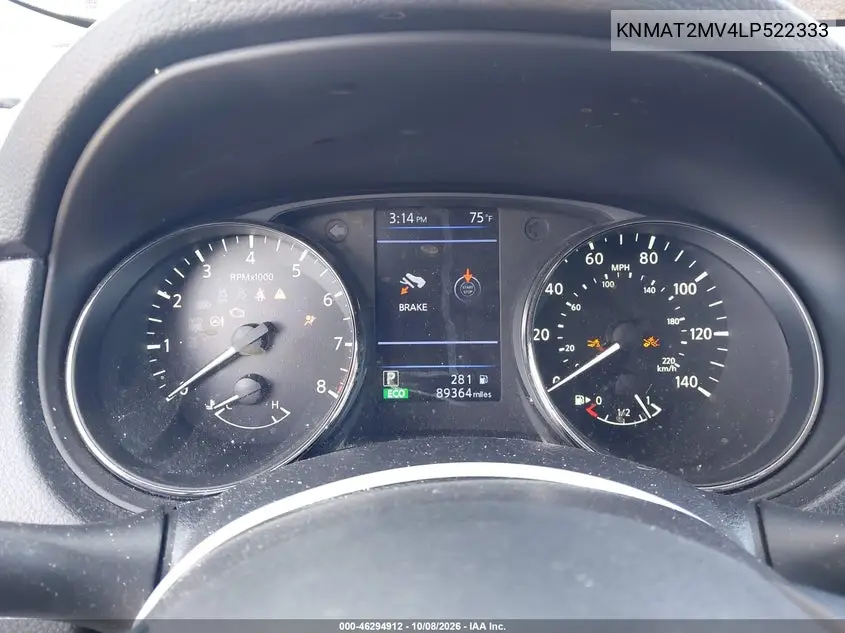 2020 NISSAN ROGUE VIN KNMAT2MV4LP522333 — фото 15