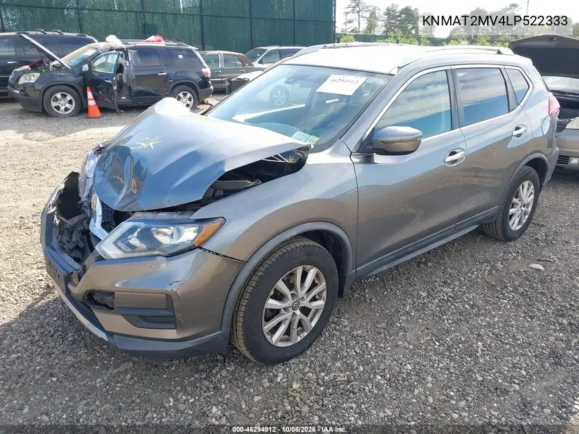 2020 NISSAN ROGUE VIN KNMAT2MV4LP522333 — фото 2