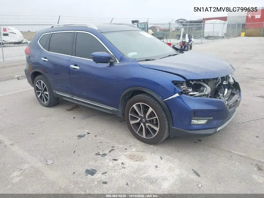 NISSAN ROGUE 2020, VIN 5N1AT2MV8LC799635
