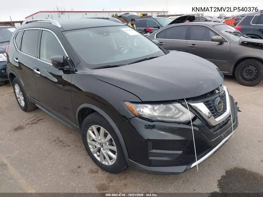 NISSAN ROGUE 2020, VIN KNMAT2MV2LP540376