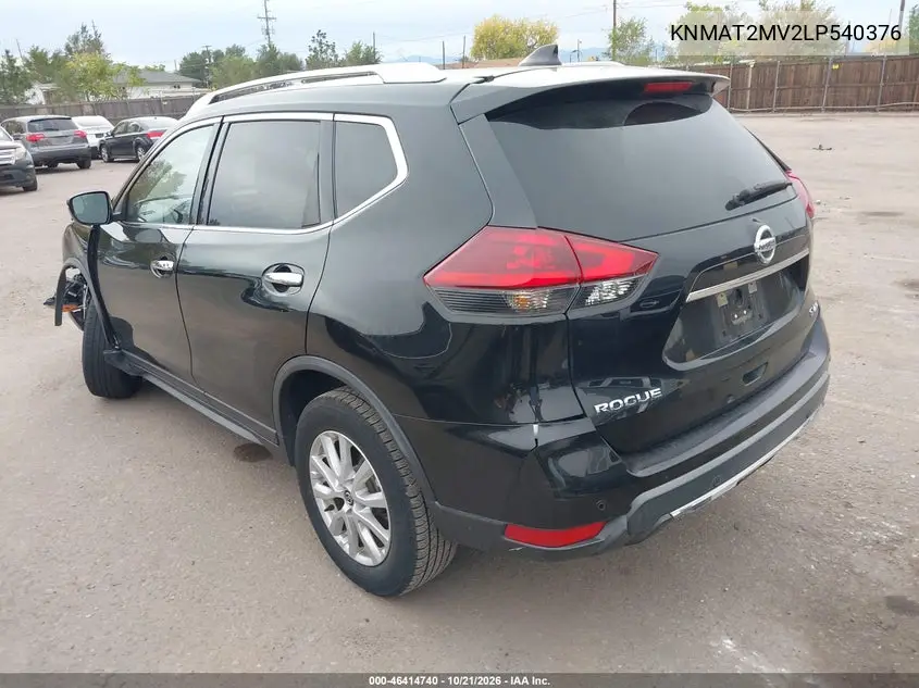 2020 NISSAN ROGUE VIN KNMAT2MV2LP540376 — фото 3