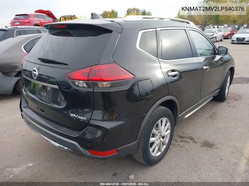 2020 NISSAN ROGUE VIN KNMAT2MV2LP540376 — фото 4