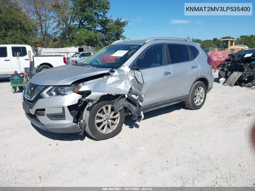 2020 NISSAN ROGUE VIN KNMAT2MV3LP535400 — фото 2