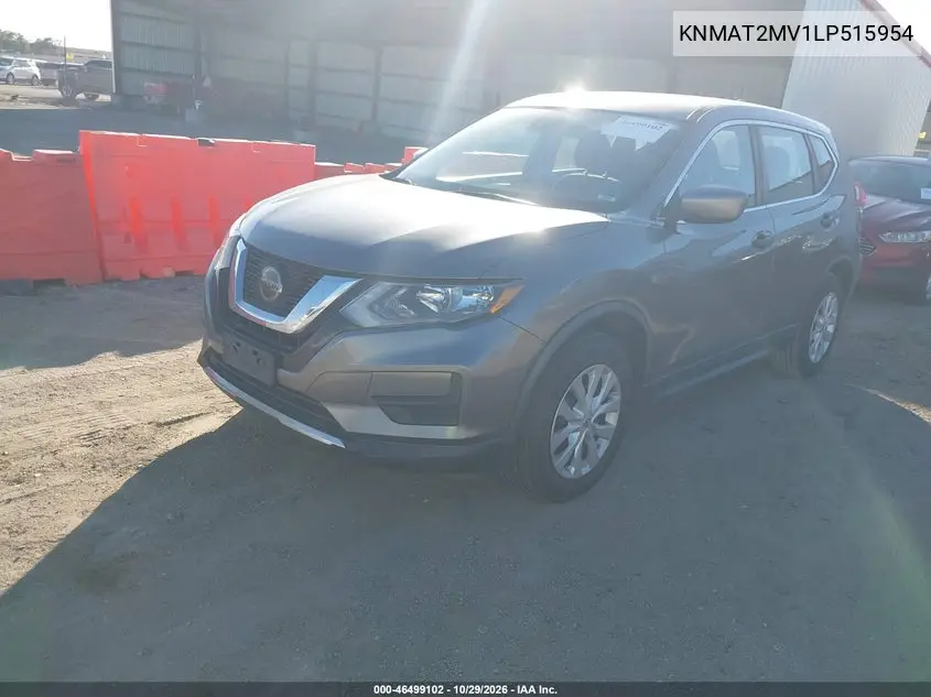 2020 NISSAN ROGUE VIN KNMAT2MV1LP515954 — фото 2