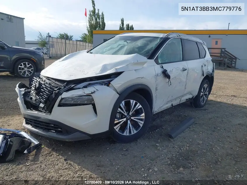 2021 NISSAN ROGUE VIN 5N1AT3BB3MC779776 — фото 2