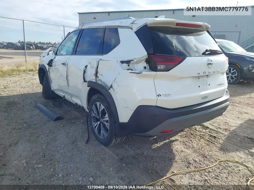 2021 NISSAN ROGUE VIN 5N1AT3BB3MC779776 — фото 3