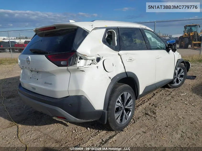 2021 NISSAN ROGUE VIN 5N1AT3BB3MC779776 — фото 4