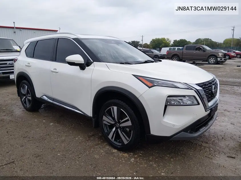NISSAN ROGUE 2021, VIN JN8AT3CA1MW029144