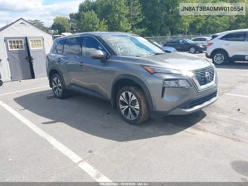 NISSAN ROGUE 2021, VIN JN8AT3BA0MW010554