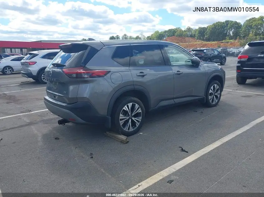 2021 NISSAN ROGUE VIN JN8AT3BA0MW010554 — фото 4