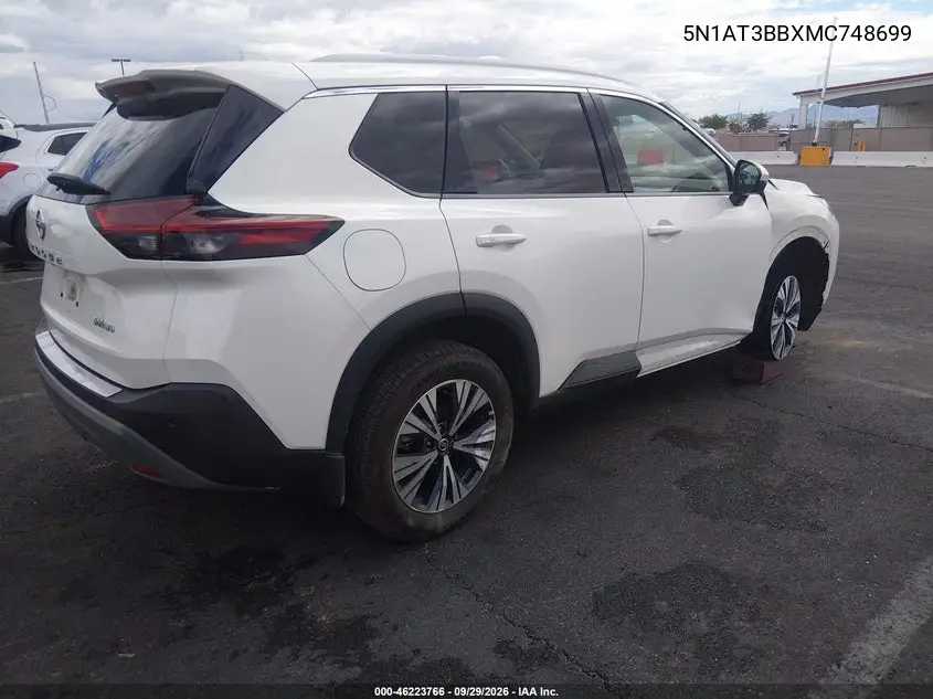 2021 NISSAN ROGUE VIN 5N1AT3BBXMC748699 — фото 4