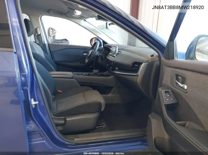 2021 NISSAN ROGUE VIN JN8AT3BB8MW218920 — фото 5