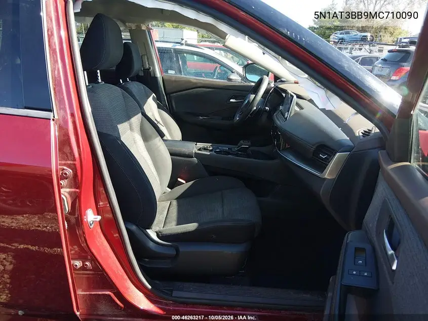 2021 NISSAN ROGUE VIN 5N1AT3BB9MC710090 — фото 5