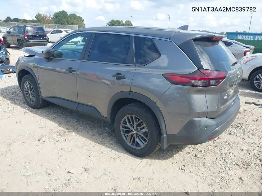 2021 NISSAN ROGUE VIN 5N1AT3AA2MC839782 — фото 3