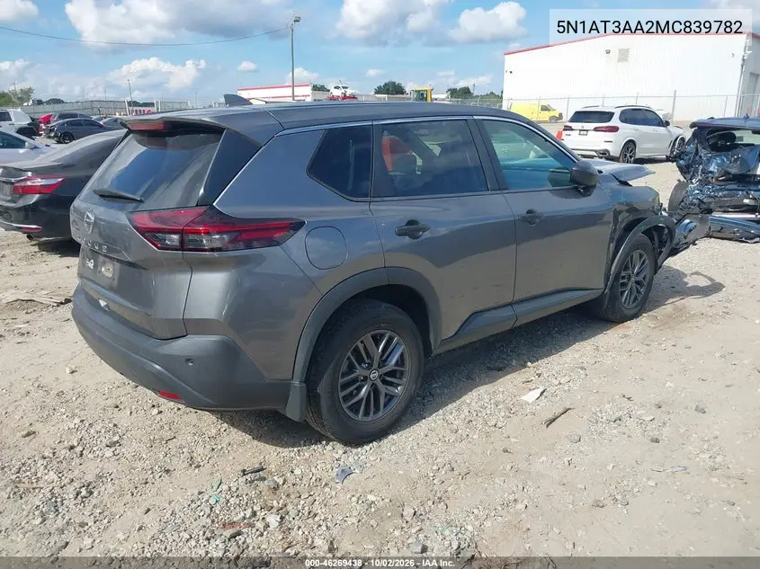 2021 NISSAN ROGUE VIN 5N1AT3AA2MC839782 — фото 4