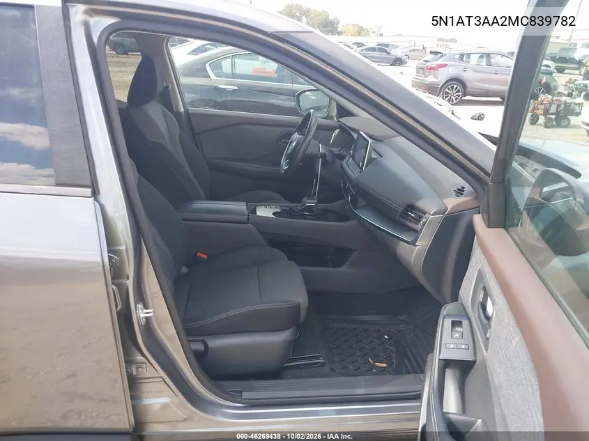 2021 NISSAN ROGUE VIN 5N1AT3AA2MC839782 — фото 5