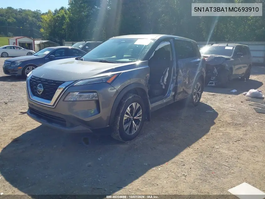 2021 NISSAN ROGUE VIN 5N1AT3BA1MC693910 — фото 2
