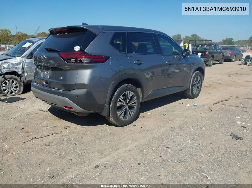 2021 NISSAN ROGUE VIN 5N1AT3BA1MC693910 — фото 4