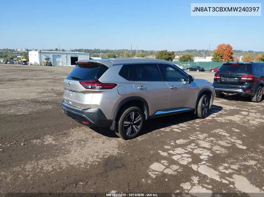 2021 NISSAN ROGUE VIN JN8AT3CBXMW240397 — фото 4
