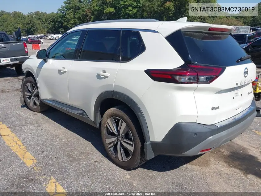 2021 NISSAN ROGUE VIN 5N1AT3CB3MC736019 — фото 3