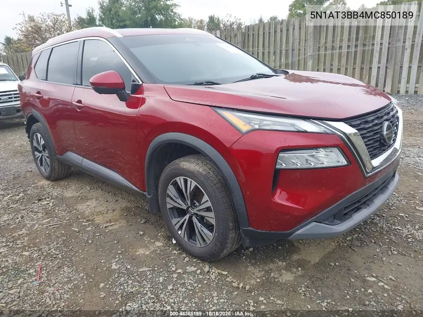 NISSAN ROGUE 2021, VIN 5N1AT3BB4MC850189