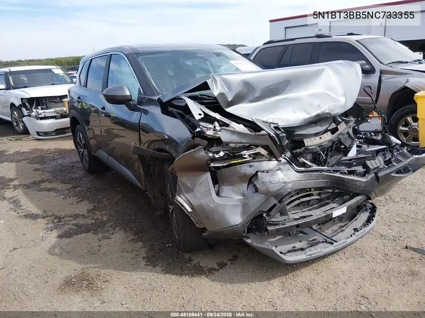 NISSAN ROGUE 2022, VIN 5N1BT3BB5NC733355