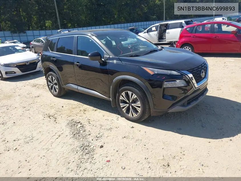 NISSAN ROGUE 2022, VIN 5N1BT3BB4NC699893