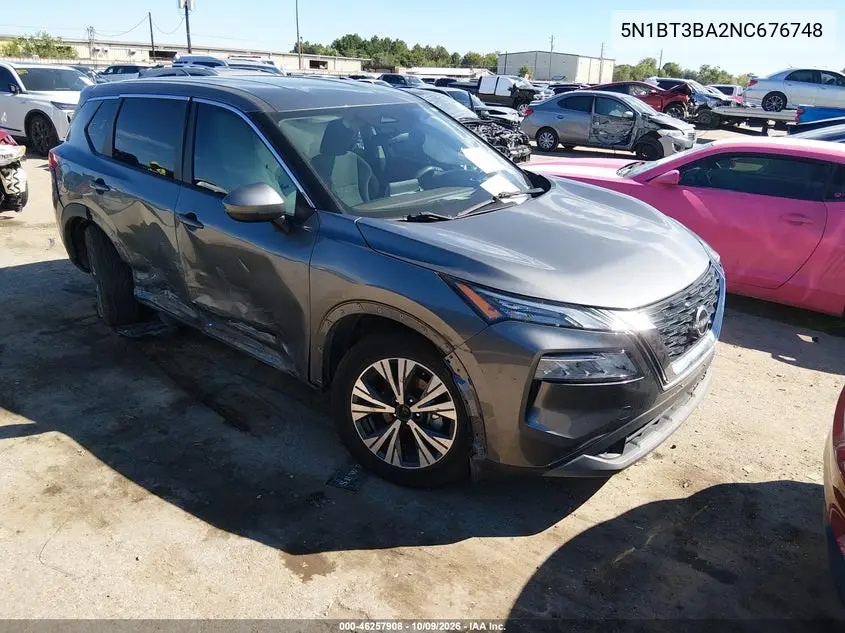 NISSAN ROGUE 2022, VIN 5N1BT3BA2NC676748