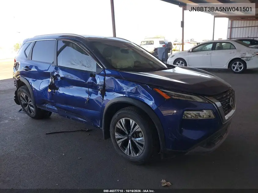 NISSAN ROGUE 2022, VIN JN8BT3BA5NW041501
