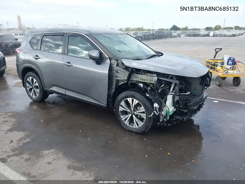 NISSAN ROGUE 2022, VIN 5N1BT3BA8NC685132