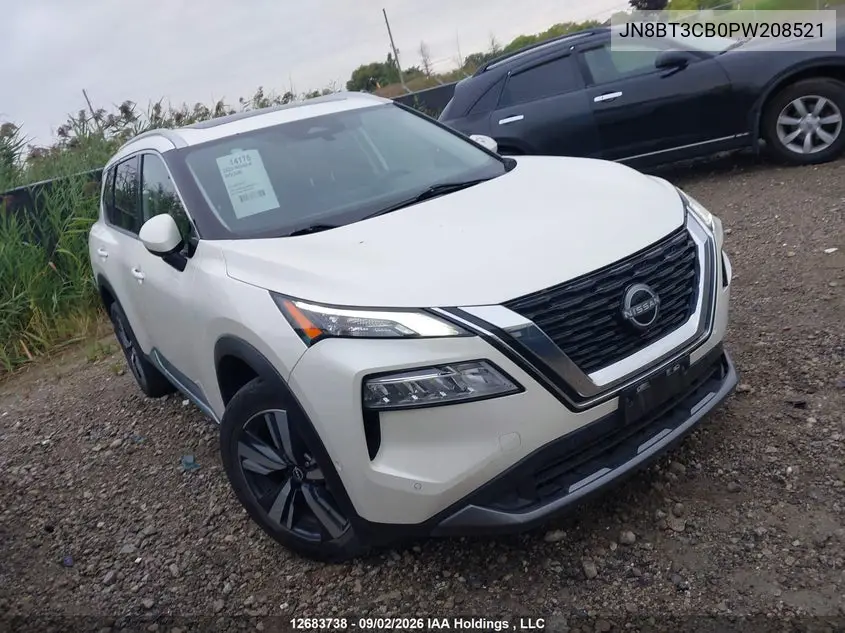 NISSAN ROGUE 2023, VIN JN8BT3CB0PW208521