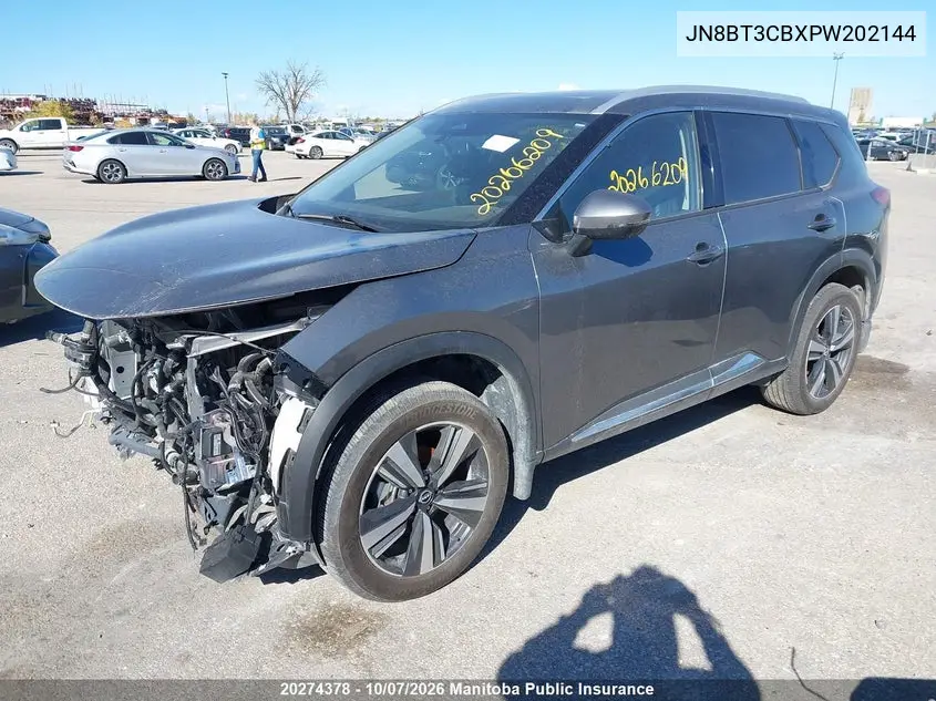 2023 NISSAN ROGUE VIN JN8BT3CBXPW202144 — фото 2
