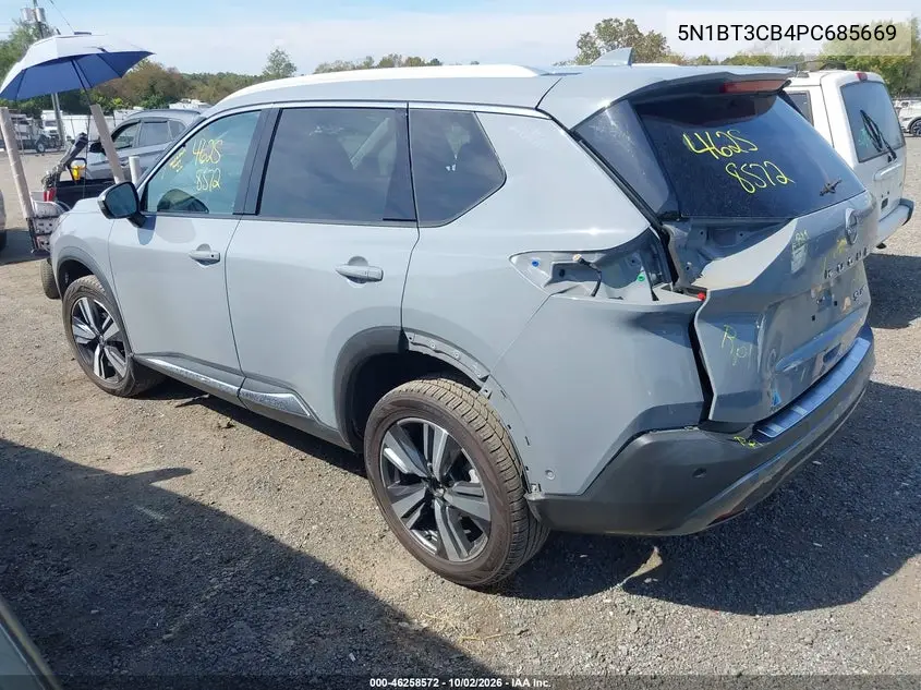 2023 NISSAN ROGUE VIN 5N1BT3CB4PC685669 — фото 3