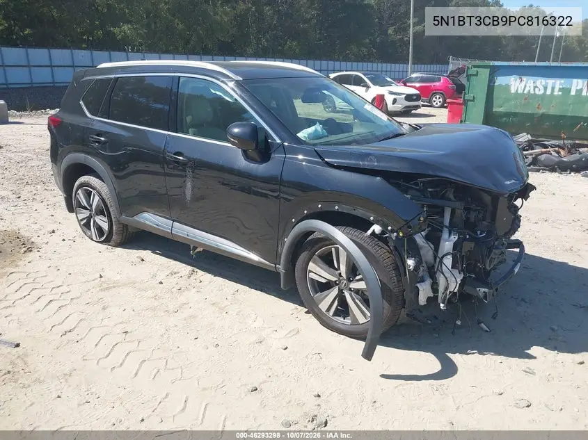 NISSAN ROGUE 2023, VIN 5N1BT3CB9PC816322