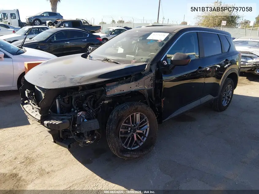 2023 NISSAN ROGUE VIN 5N1BT3AB5PC797058 — фото 2