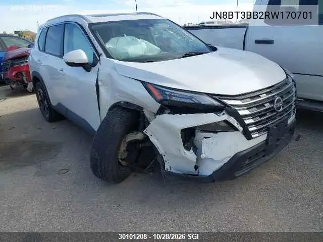 NISSAN ROGUE 2024, VIN JN8BT3BB2RW170701
