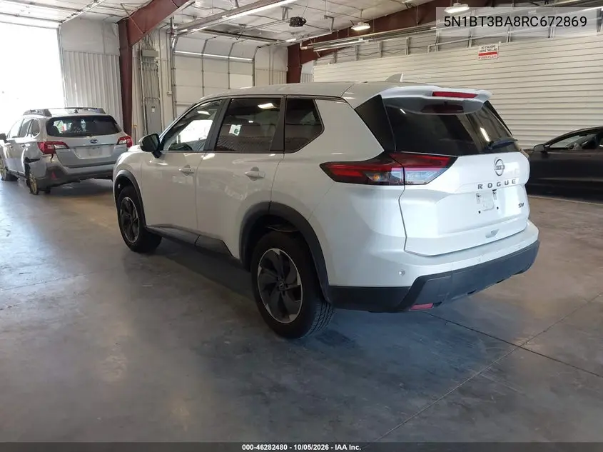 2024 NISSAN ROGUE VIN 5N1BT3BA8RC672869 — фото 3