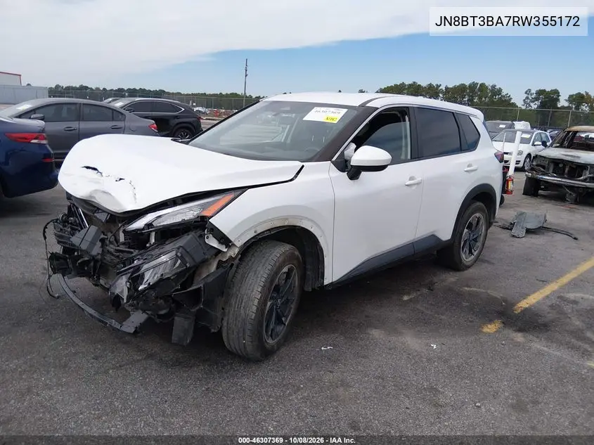 2024 NISSAN ROGUE VIN JN8BT3BA7RW355172 — фото 2