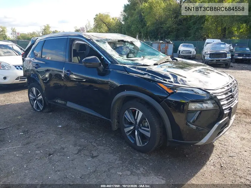 NISSAN ROGUE 2024, VIN 5N1BT3CB8RC684558