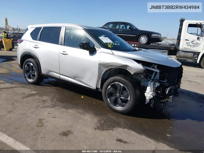 NISSAN ROGUE 2024, VIN JN8BT3BB2RW434984