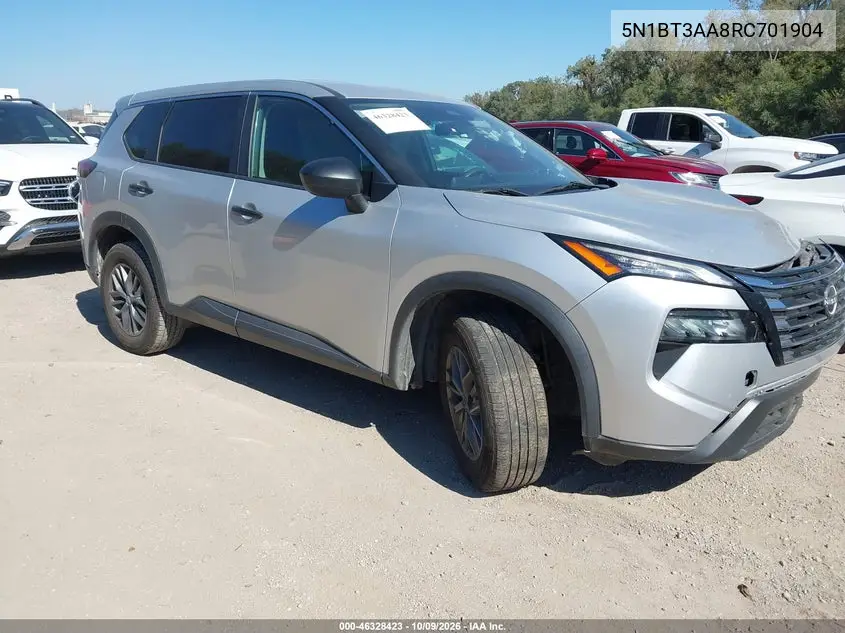 NISSAN ROGUE 2024, VIN 5N1BT3AA8RC701904
