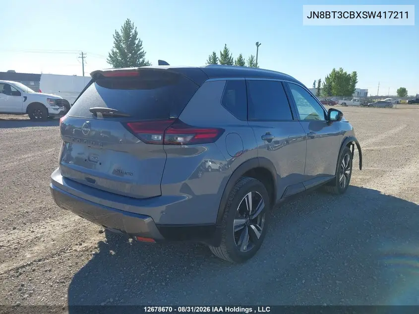 2025 NISSAN ROGUE VIN JN8BT3CBXSW417211 — фото 4