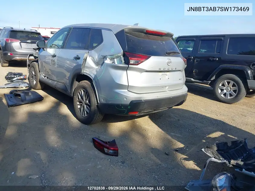 2025 NISSAN ROGUE VIN JN8BT3AB7SW173469 — фото 3