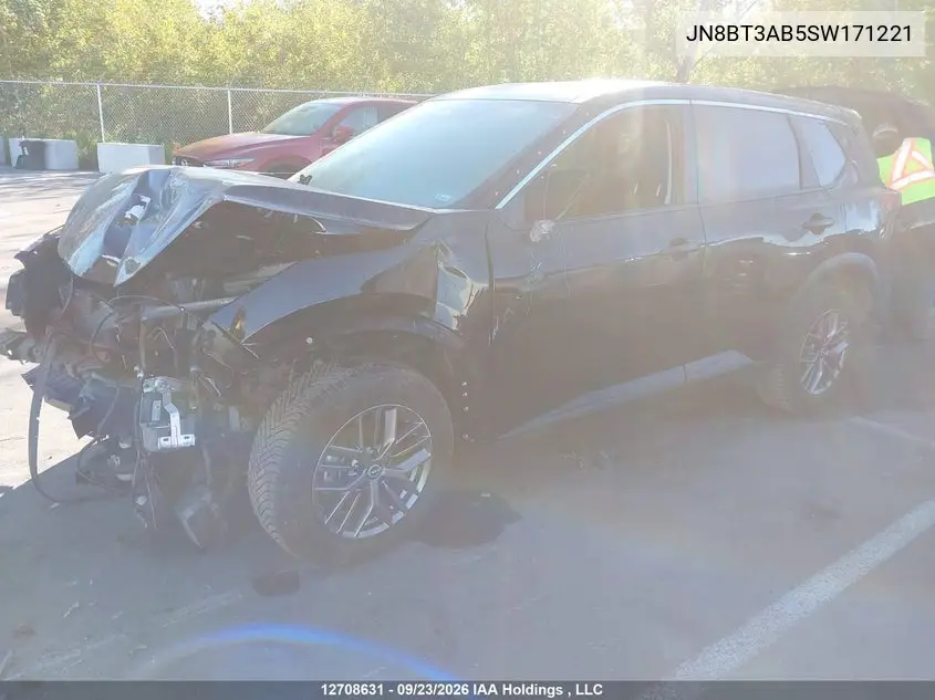 2025 NISSAN ROGUE VIN JN8BT3AB5SW171221 — фото 2