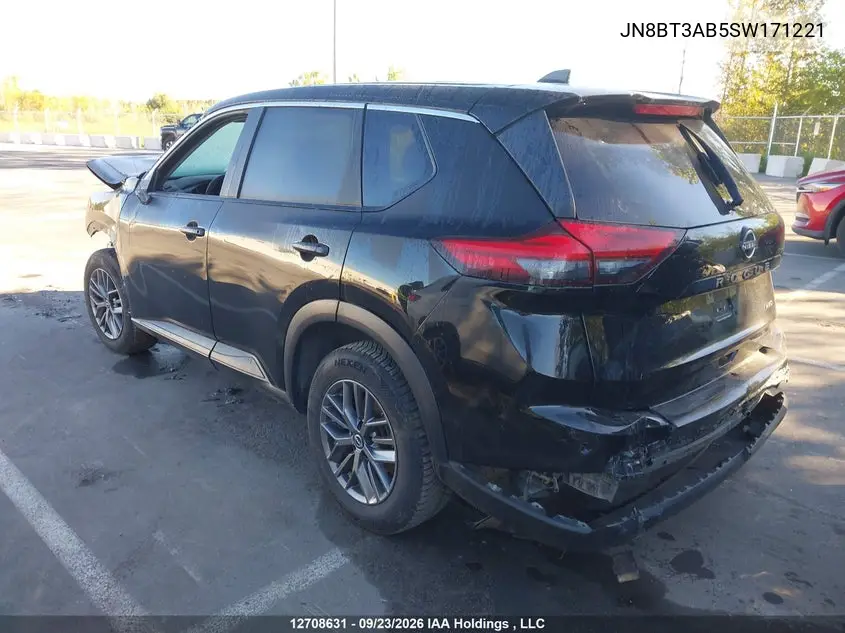 2025 NISSAN ROGUE VIN JN8BT3AB5SW171221 — фото 3